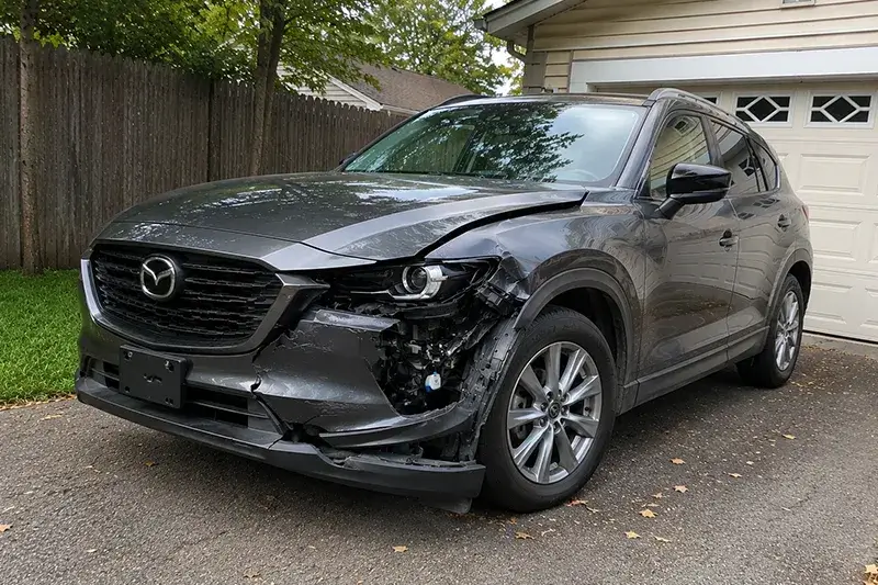 Vehicle details being reviewed to determine car value