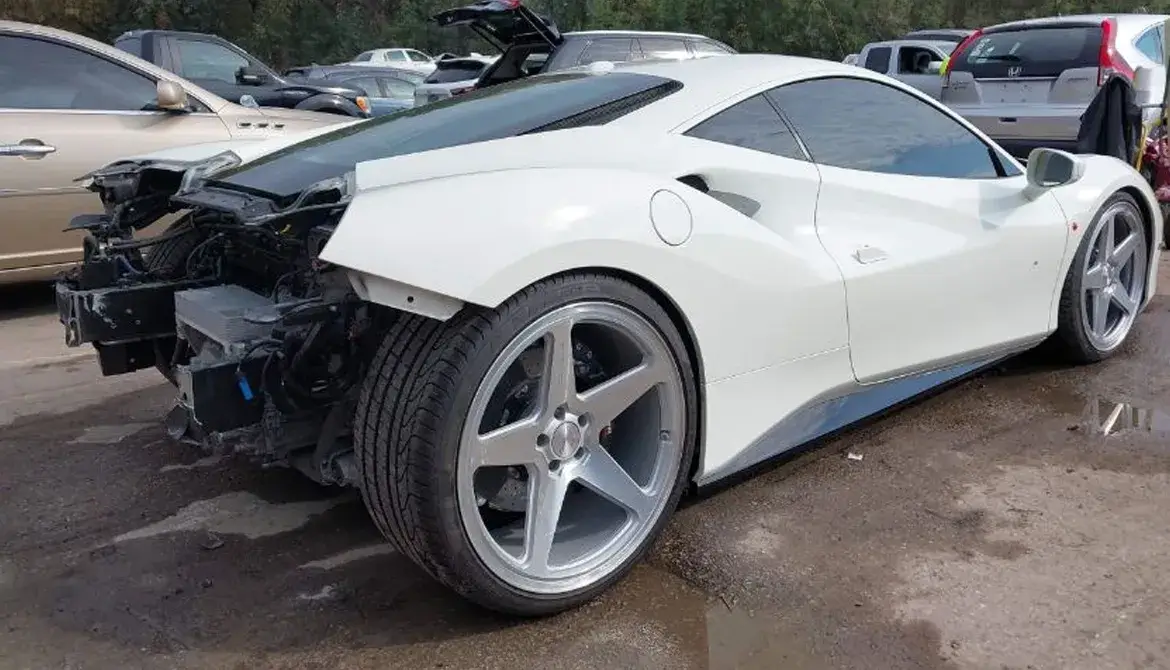 Sell my damaged Ferrari